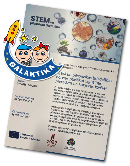 Galaktika un STEM projekts